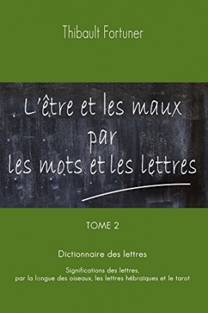L'être et les maux par les mots et les lettres: Dictionnaire des lettres de Thibault Fortuner