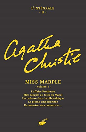 Intégrale Miss Marple - volume 1 (Les Intégrales du Masque) de Agatha Christie