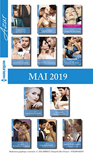 11 romans Azur + 1 gratuit (n°4081 à 4091 - Mai 2019)